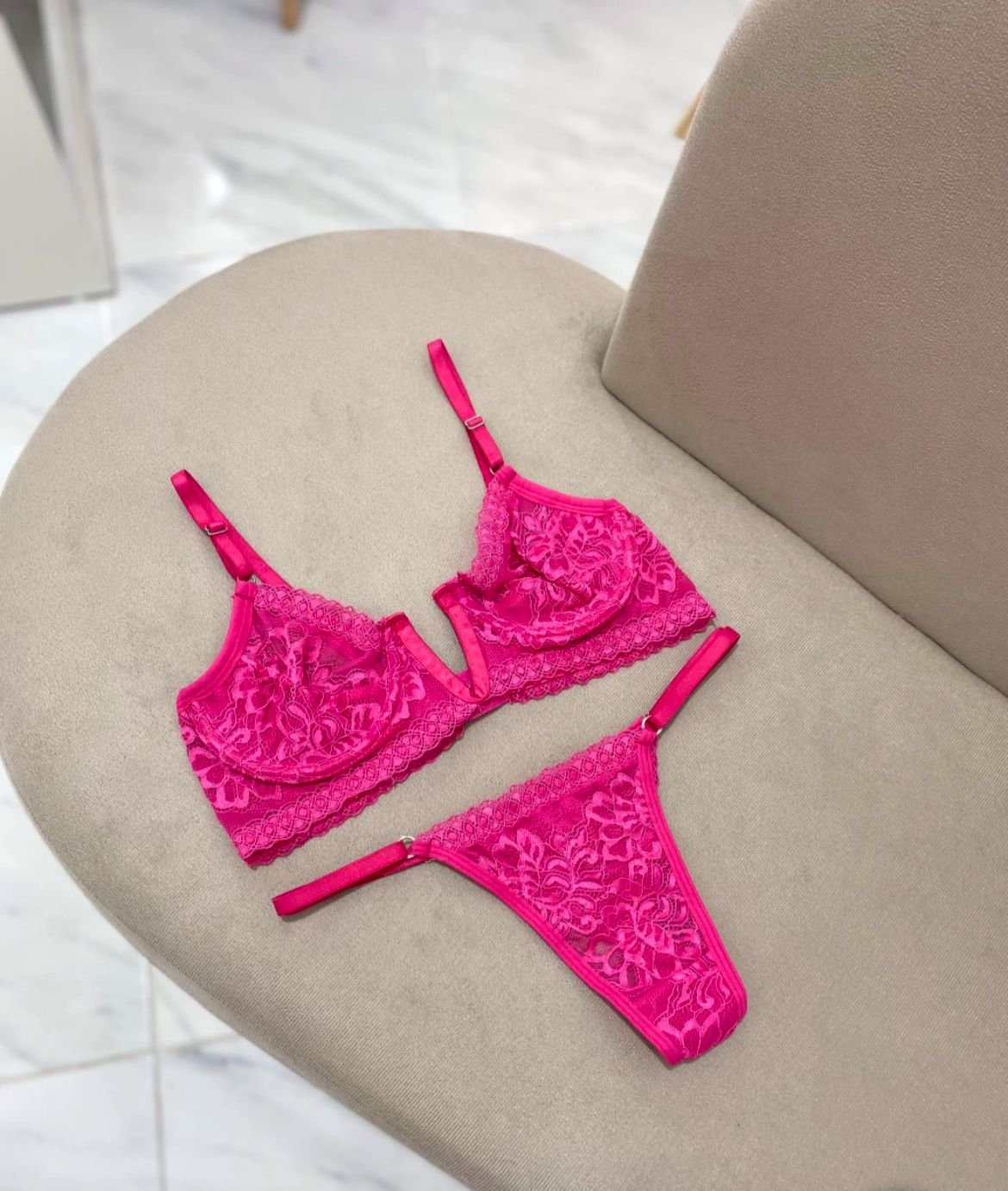 Conjunto Renda Cores - cor cores